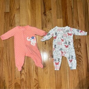 Carter’s Baby Girl Long-Sleeve Sleepers Bundle